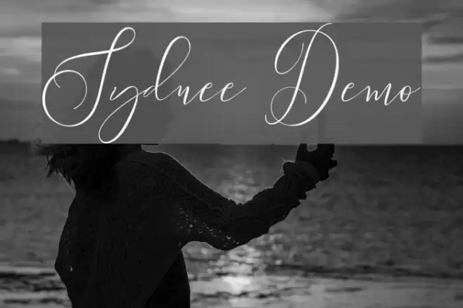 Sydnee Demo Font examples