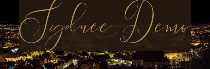 Sydnee Demo Font examples