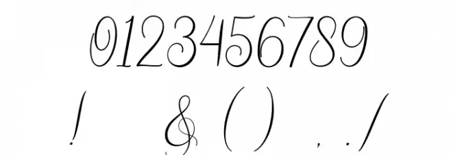 SydneeDemo Font OTHER CHARS