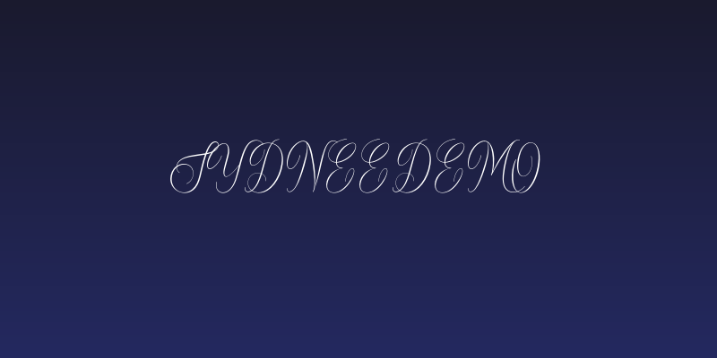 SydneeDemo Social Header