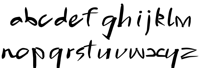Sydney 2000 Schriftart Kleinbuchstaben