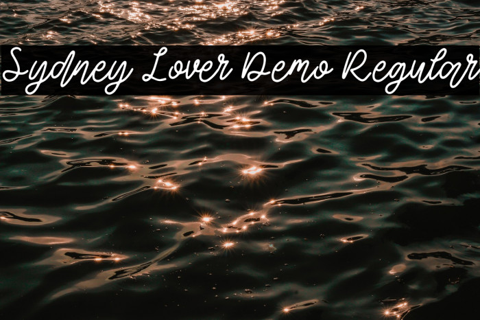 Sydney Lover Demo Regular Example 3