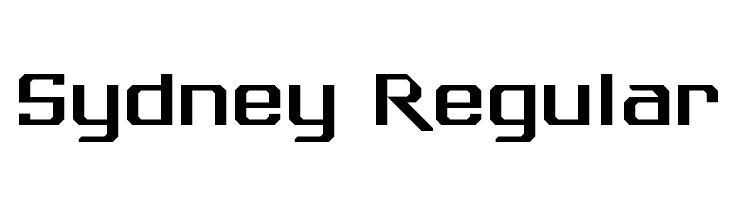Sydney Regular  Free Fonts Download