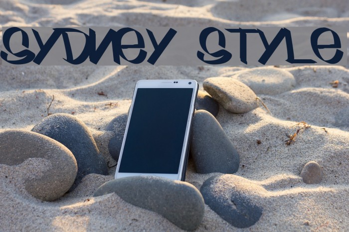 Sydney Style Font examples