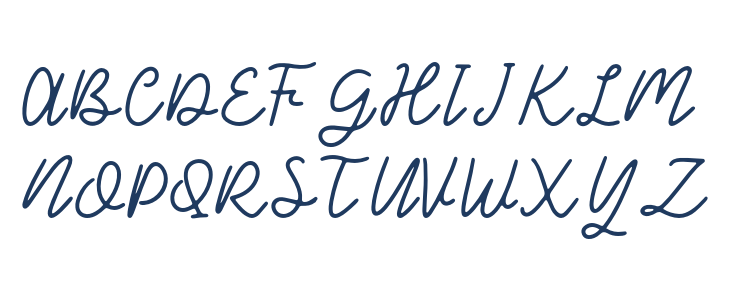 SydneyLoverDemo-Regular Uppercase