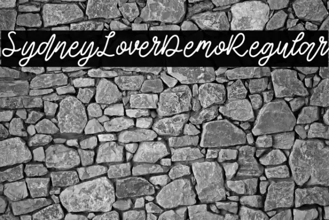 SydneyLoverDemo-Regular Fuentes examples