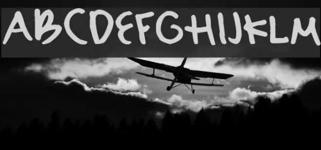 Sydney's Hand Fonte examples