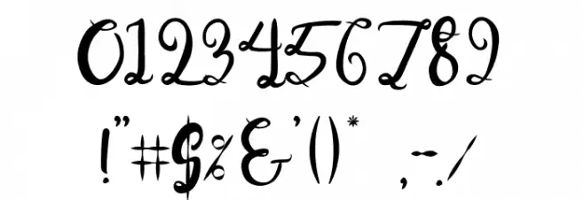 Syelma Font OTHER CHARS