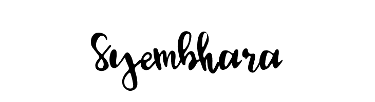 Syembhara  Free Fonts Download