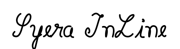 Syera InLine Font