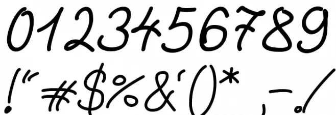 Syera InLine Font OTHER CHARS