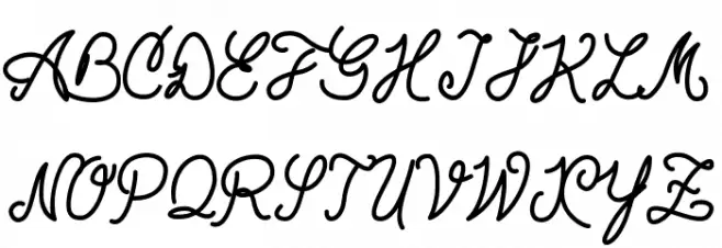 Syera InLine Шрифта ВЕРХНИЙ