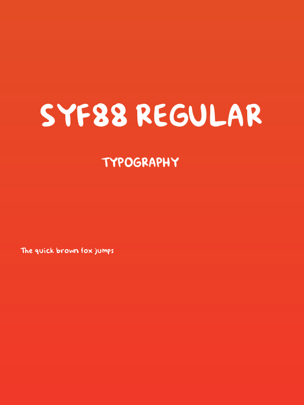 Syf88 Regular Poster