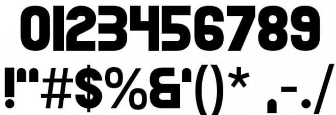 Syfy Logo Font OTHER CHARS