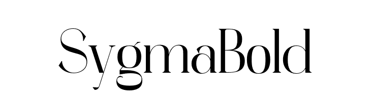 Sygma Bold  नि: शुल्क फ़ॉन्ट्स डाउनलोड