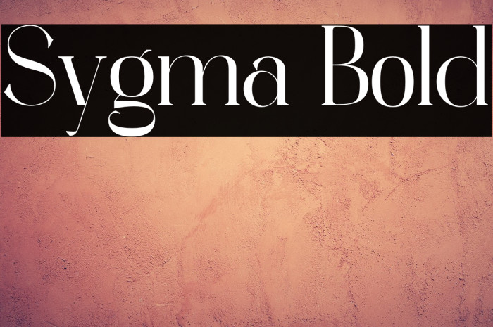 Sygma Bold Example 3