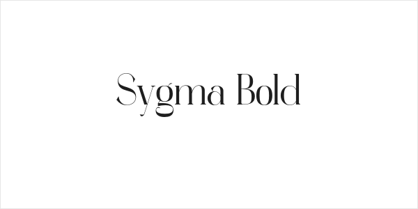 Sygma Bold Logo