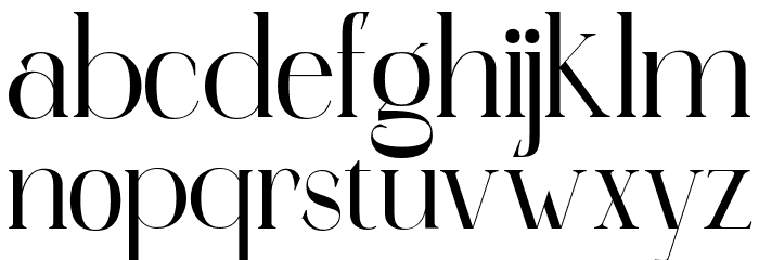 Sygma Bold Font LOWERCASE