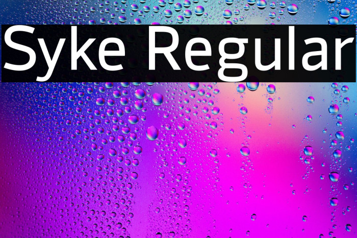 Syke Regular Example 2