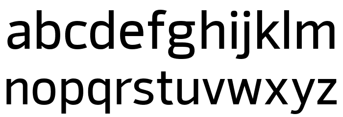 Syke Regular Font LOWERCASE