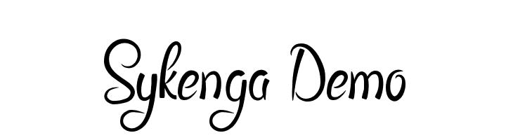Sykenga Demo  font caratteri gratis