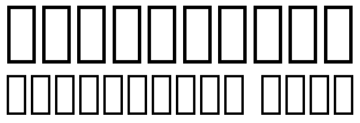 Sykenga Demo Font OTHER CHARS