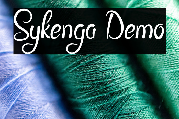 Sykenga Demo Example 3