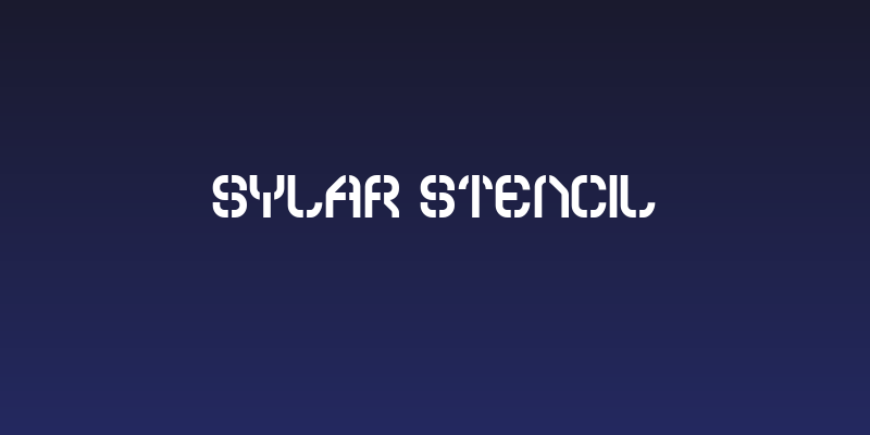 Sylar Stencil Social Header