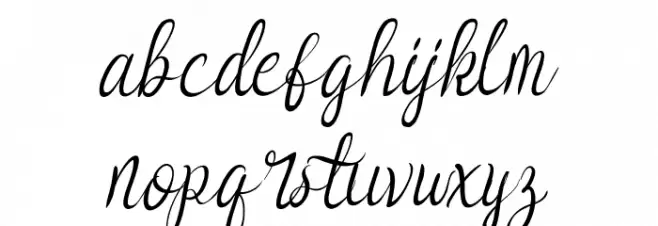 Syllia Demo Italic Caratteri MINUSCOLO