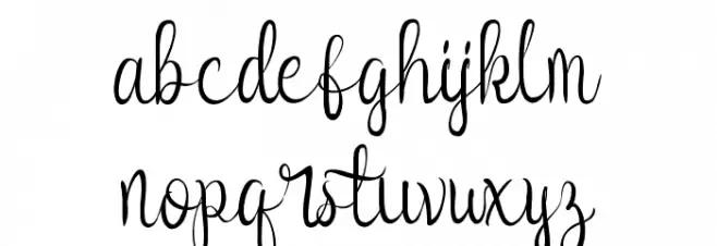 Syllia Demo फ़ॉन्ट लोअरकेस