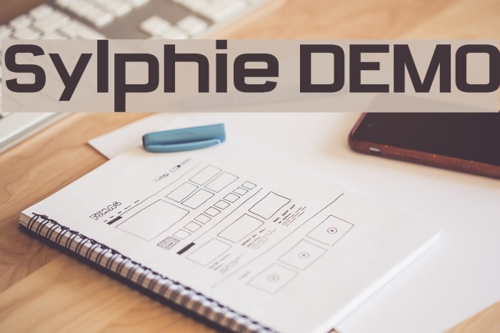 Sylphie DEMO फ़ॉन्ट examples