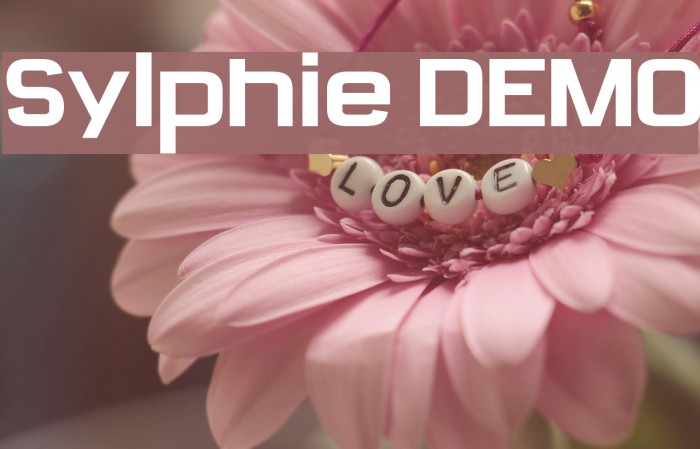 Sylphie DEMO फ़ॉन्ट examples