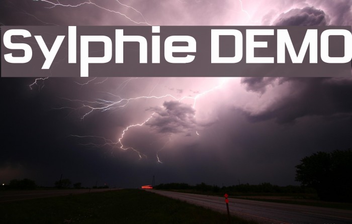 Sylphie DEMO फ़ॉन्ट examples