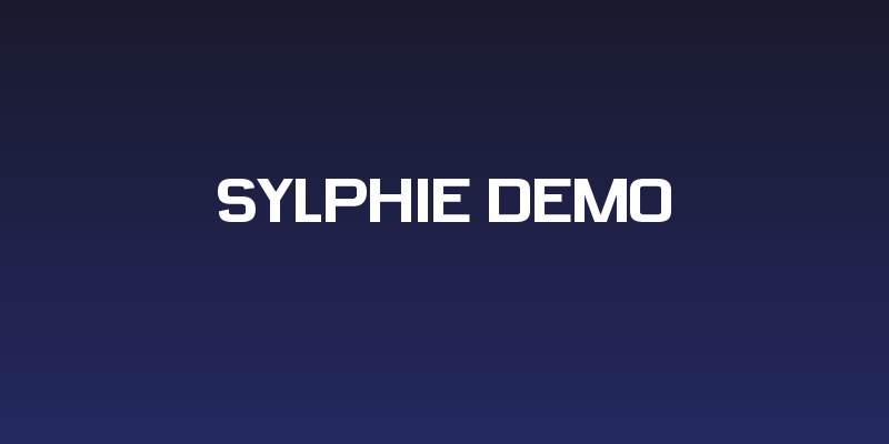 Sylphie DEMO Social Header