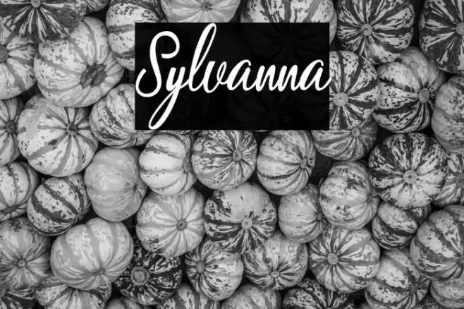 Sylvanna Font examples
