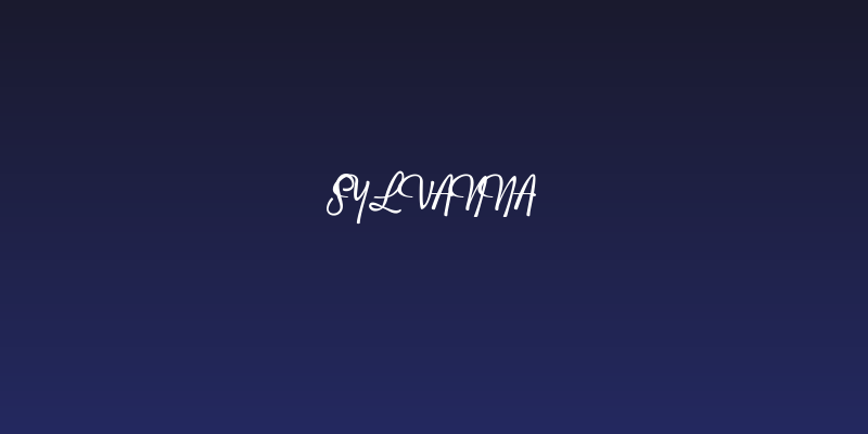 Sylvanna Social Header