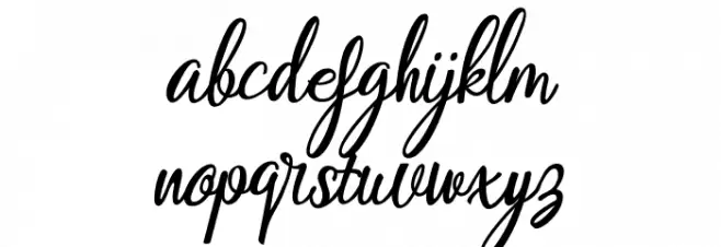 Sylvanna फ़ॉन्ट लोअरकेस