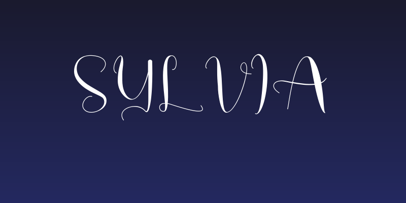 Sylvia Social Header