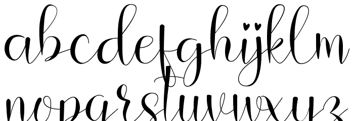Sylvia Font LOWERCASE