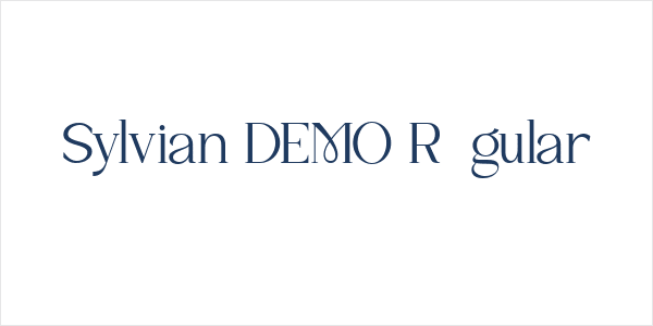 Sylvian DEMO Regular Logo