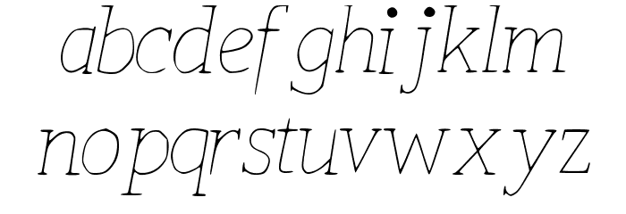 SymPencyl Font LOWERCASE