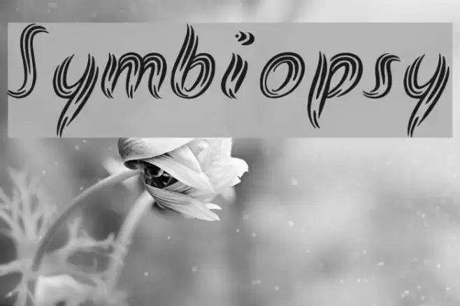 Symbiopsy Font examples