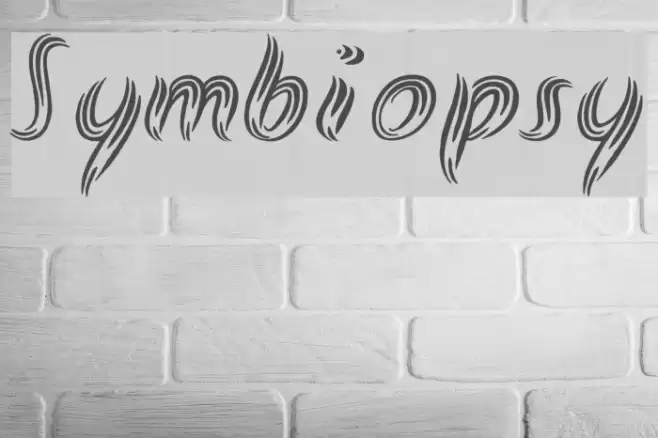 Symbiopsy Font examples