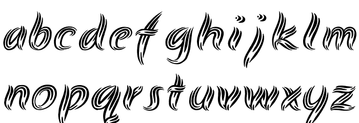 Symbiopsy Font LOWERCASE