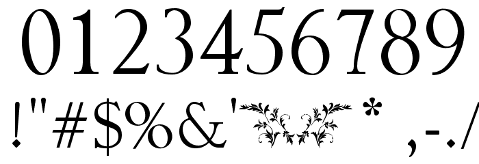 SymbolCrucifix Font OTHER CHARS