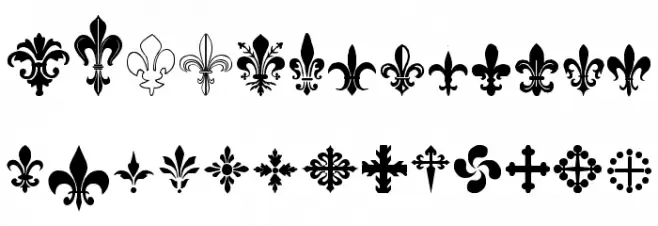 SymbolCrucifix 字体 大写