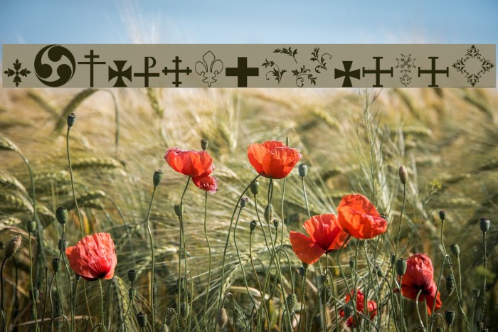 SymbolCrucifix Font examples