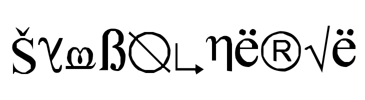 SymbolNerve Шрифта