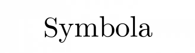 Symbola  تنزيل الخطوط