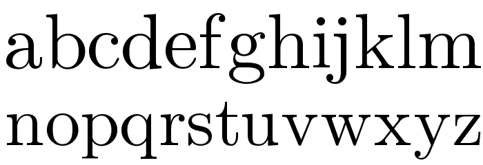 Symbola Font LOWERCASE